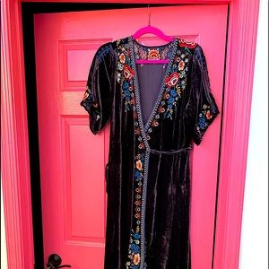 Johnny Was Velvet dress